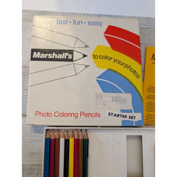 Marshalls Photo Coloring Pencils Starter Set With P.M. Solution & Instructions - Picture 4 of 4